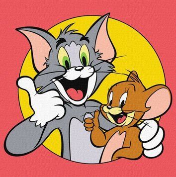 Картина за номерами Tom and Jerry: Разом веселіше KHO1370 фото