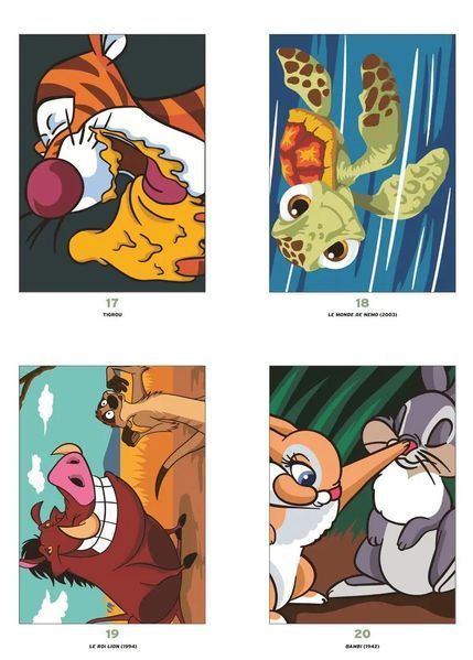 Розмальовка Disney по номерам &mdash; Best of Bestiaire | Французьке видання Hachette Best of Bestiaire фото
