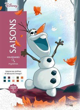 Розмальовка Дісней по номерам - Сезони | Coloriages mysteres Disney Hachette Saisons Saisons фото