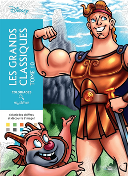 Розмальовка Дісней по номерам - Les Grands classiques Tome 10 | Coloriages mysteres Disney Hachette LG10 фото