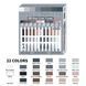 Акрилові маркери Flysea Gray Color 22 кольори (0.7 мм) ZX-1903 фото 4
