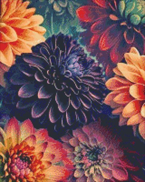 Алмазна мозаїка Жоржини АлМ-187 фото