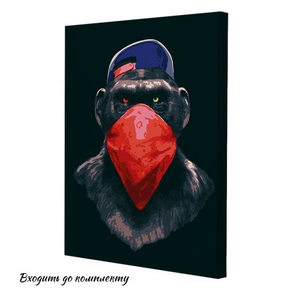 Картина за номерами Monkey №1 RB-1158 фото