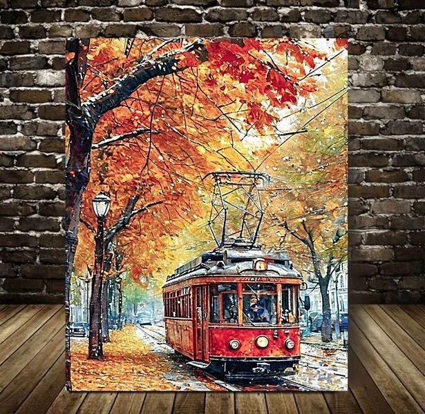 Алмазна мозаїка Трамвайчик АлМ-288п фото