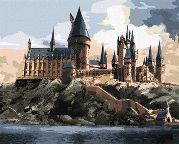 Картина за номерами Harry Potter: Гоґвортс вдень KHO6432 фото