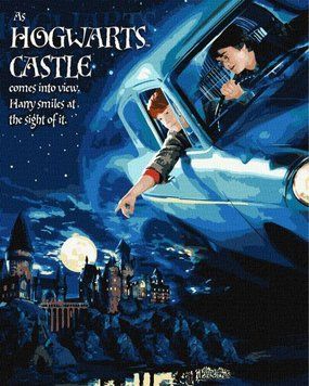 Картина за номерами Harry Potter: Політ на авто KHO8719 фото