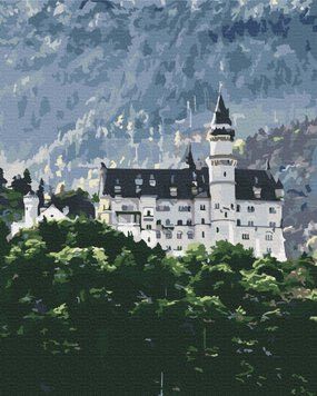 Картина за номерами "Краєвид на Нойшванштайн" пейзаж 48x60см BS34844L фото