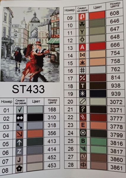 Алмазна мозаїка Чуттєвий танець ST433 фото