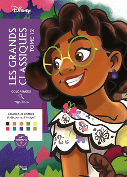 Розмальовка Дісней по номерам - Les Grands classiques Tome 12 | Coloriages mysteres Disney Hachette LG12 фото