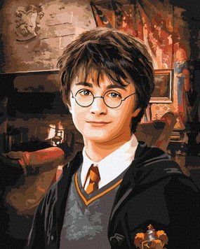 Картина за номерами Harry Potter: Вітальня Ґрифіндору KHO8708 фото