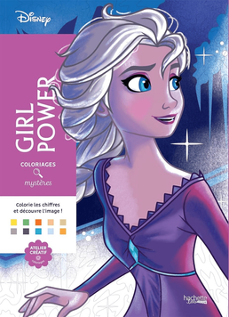 Розмальовка Дісней по номерам - Girl Power | Coloriages mysteres Disney Hachette Girl Power фото