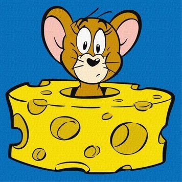 Картина за номерами Tom and Jerry: Любитель сиру KHO1371 фото