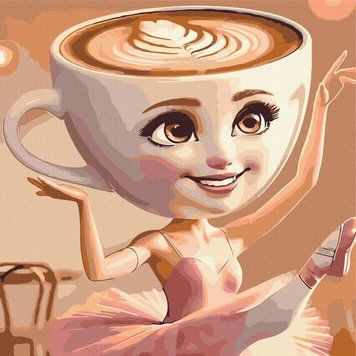 Картина за номерами Ballerina Cappuccino SBS037 фото