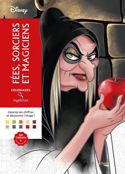 Розмальовка Дісней по номерам - Fees, sorciers et magiciens | Coloriages mysteres Disney Hachett F&eacute;es фото