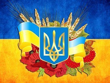 Алмазна мозаїка Україна моя країна Герб TNG994 фото