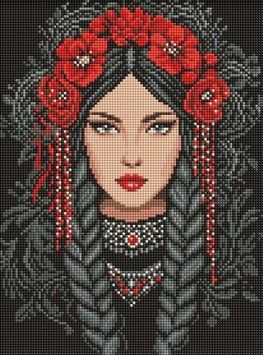 Алмазна мозаїка Незламна українка AMO8217 фото