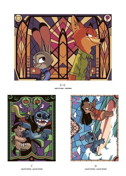 Розмальовка Дісней по номерам - Vitraux Tome 2 (Вітражі) | Coloriages mysteres Disney Hachette Vitraux фото