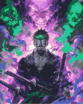 Алмазна мозаїка Аніме &ndash; One Piece (Ван Піс), Ророноа Зорро OD30320 фото