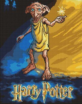 Алмазна мозаїка Harry Potter: Постер з Добі AMO20373 фото