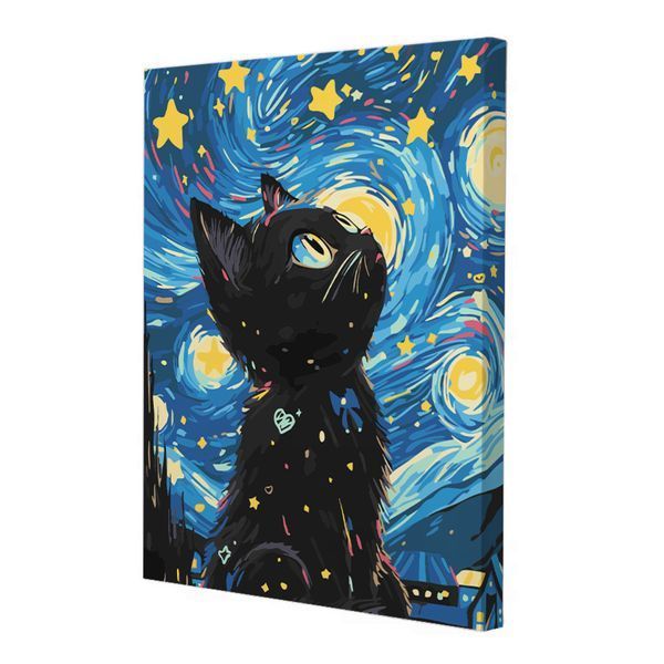 Картина за номерами Kitten's Night RB-1222 фото
