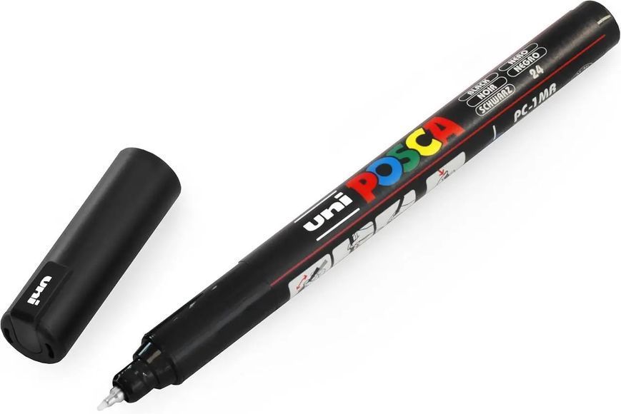Чорний маркер Uni Posca 1mr 1mr фото